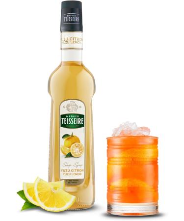 Sirop de Citron Yuzu Mathieu Teisseire pour boissons cocktails avec ou sans alcool th s boissons gazeuses vins bi res bouteille de 70cl - Buy Online on GoSupps.com