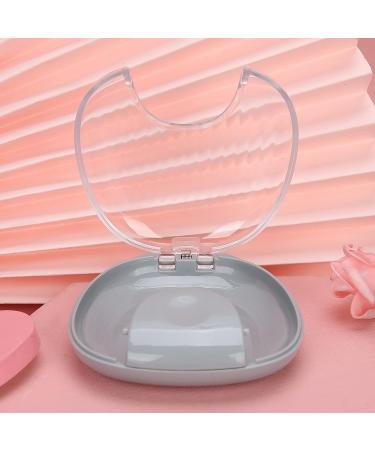 Dioche Portable Waterproof Prosthesis Case - Dustproof Storage Container with Hook & Bite Ring for Mouth Protection (Gray) - Buy Online on GoSupps.com
