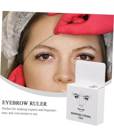 Beavorty 2pcs Ink Eye Brow Shaping Kit Eyebrow Measure Tool Eyebrow Drawing Ruler Auxiliary Tool - Buy Online on GoSupps.com