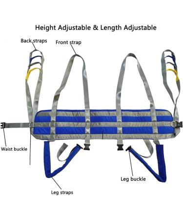 Transfer Nursing Sling Lift Slings Walking Standing Aids Full Body Transfer Belt Strap Walking Training Lift Sling for Thigh Hip Waist Lumbar Back Supports Leg Exercise Large - Buy Online on GoSupps.com