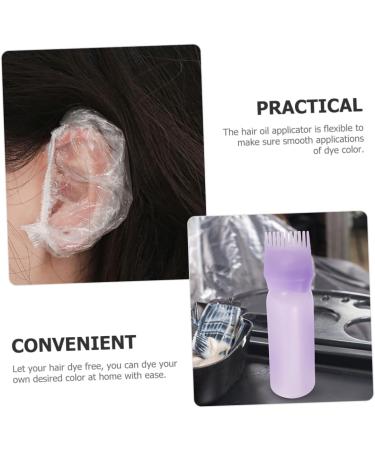 ABOOFAN 1 Set Bleach Kit Hair Dye Kit Hair Bleach Hair Dying Accessory Kit Bleach Hair Kit Hair Coloring Tools Hair Dye Gloves Root Comb Applicator Bottle Portable Purple Plastic Earmuffs 6.9x4.8cm Purple - Buy Online on GoSupps.com