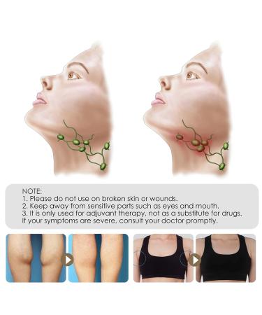 Lymph Node Detox Cream & Ointment Set - Lymphatic Drainage Relief | Pain Relief for Neck & Armpit - 3 Pieces - Buy Online on GoSupps.com