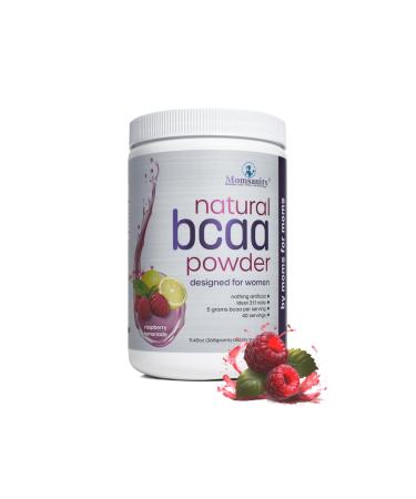BCAA Pre Workout Powder for Moms | Naturally Sweetened with Stevia Erythritol & Monk Fruit to Help Build Energy Pre & Post Workout | 3:1:1 ratio of Amino Acids | 40 Servings (Raspberry Lemonade) Raspberry Lemonade 40 Serv
