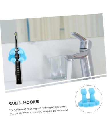 Zerodeko 16 pc Silicone Hooks for Pets | Versatile Wall Hooks for Bathroom & Towel Holder | Durable Pebble Design | Multi-Use Toothbrush & Clothes Organizers - Buy Online on GoSupps.com