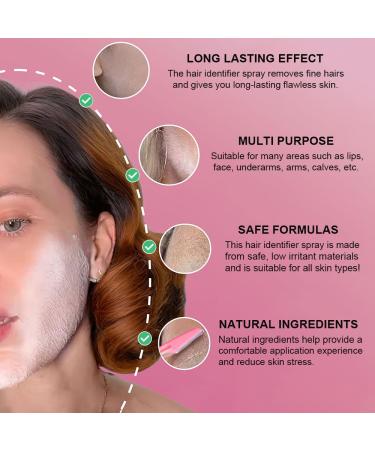 Hair Identifier Spray for Face Shaving Moisturizing and Skin Care Dermaplaner Spray Quick-Dry Shaving Powder Spray for Men and Women Dermaplane spray for All Skin Types Skin Care 4 fl oz 1PC - Buy Online on GoSupps.com