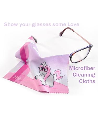 10 Pack Cute Unicorn Microfiber Cleaning Cloths - Multicolor Lens Sunglasses & Eyeglasses Cleaner - Fast International Shipping - Buy Online on GoSupps.com