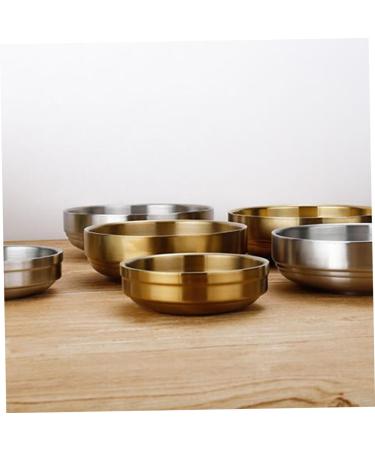 OUNONA 3pcs 304 Round Condiments Ramekins Appetizer Plates Soy Dipping Dish Sauce Containers Seasoning Bowl Stainless Steel Dishes Dipping Sauce Bowls Korean Food South Korea re-usable Size 2x3pcs As Shownx3pcs - Buy Online on GoSupps.com