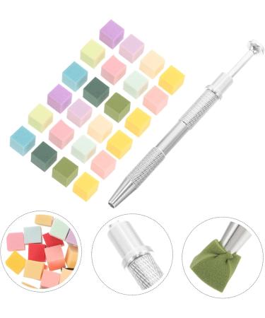minkissy Nail Sponges 1 Set Manicure Tools Sponges Blush for Cheeks Nail Tools Metal Grabber for Nail Sponge Metal Pick-up Tool for Nail Sponge Nail Art Pick up Tool Gradient Suite - Buy Online on GoSupps.com