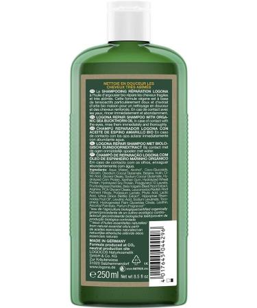 Logona - Sea Buckthorn Repair Shampoo (250 ml) - Buy Online on GoSupps.com