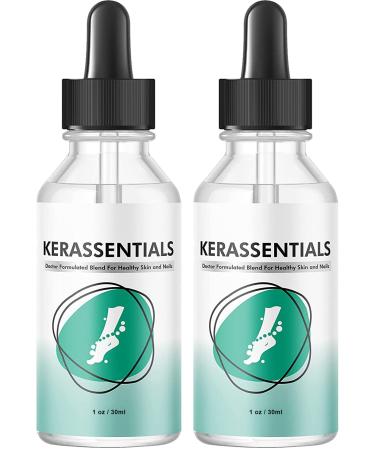2PCS  Kerassentials for Toenail  Kerassentials Toenail Treatment  Extra Strength for Repairing Damaged and Discolored Nails(30ml)