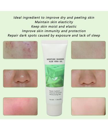 Sunbrand Aloe Vera Gel for Moisturizing & Soothing Skin | Brightening Marine Algae Formula - International Shipping - Buy Online on GoSupps.com