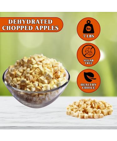 Presto Sales Dried Apple Cubes 80 oz - All Natural Vegan Fruit Snack | Non-GMO Dehydrated Fruit - 5 lbs Bag - Buy Online on GoSupps.com