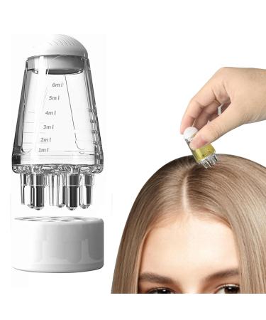 Scalp Applicator Comb Hair Oil applicator Ball Root Comb Applicator Bottle Scalp Massager Hair Growth Hair Massager for Hair Growth Ball Hair Oil Applicator Bottle Head Fluid Brush for Essential Oil