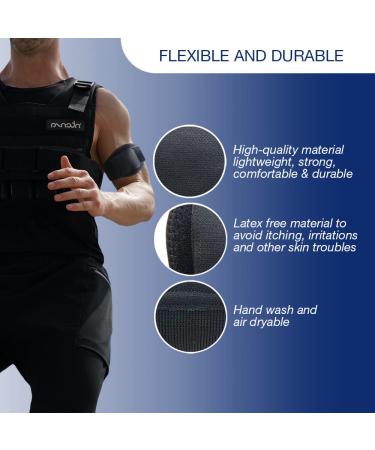Bicep Tendonitis Brace | ZOET: Bicep & Tricep Compression Sleeve for Upper Arm Support | Comfortable & Adjustable Biceps Brace for Pain Relief Inflammation or Muscle Strains (Size 8 to 15 ) - Buy Online on GoSupps.com