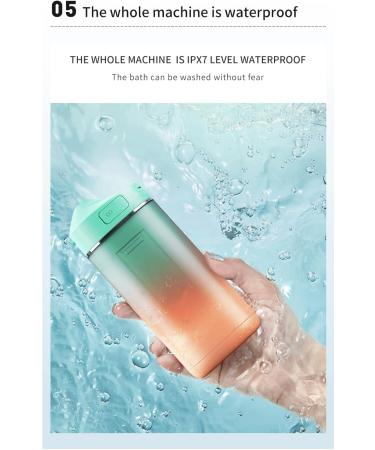 Buy Cordless Water Flosser Mini - Portable Oral Irrigator with 4 Modes & Nozzles IPX7 Waterproof for Dental Care Ideal for Home & Travel (White - Buy Online on GoSupps.com