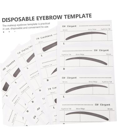 Angoily 6 Pcs Ladies Suits Disposable Makeup Eyebrow Sticker Tool Make up Eyebrow Pencil Girl - Buy Online on GoSupps.com