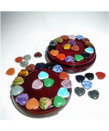 Natural Crystal Carved Multicolor Heart Shaped Love Gemstone Decoration DIY Jewelry Gift Reiki Craft Full of Texture (Color : 1pc Green Fluorite Size : 20 * 20mm) 20*20mm 1pc Green Fluorite - Buy Online on GoSupps.com