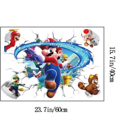 Cartoon Wall Stickers Boys Girls Self-Adhesive Decal for Bedroom Living Room Decor - 40X60cm - Buy Online on GoSupps.com