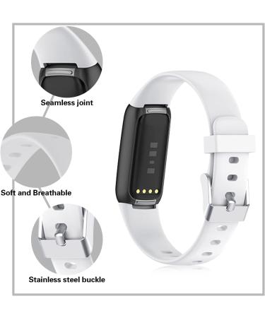 Sunnyson 6 Pack Silicone Sport Bands for Fitbit Luxe | Adjustable Replacement Wristbands for Men and Women | Small Size 5.1-7.1 | 6 Colors - Buy Online on GoSupps.com
