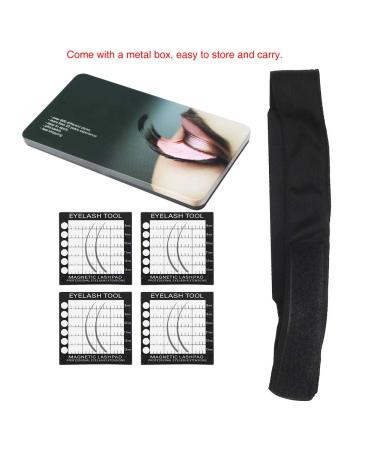 4 Eyelashes Pad & Magnetic Headband for Easy Eyelash Extension | Makeup Remover & Lash Pad - International Shipping Available - Buy Online on GoSupps.com
