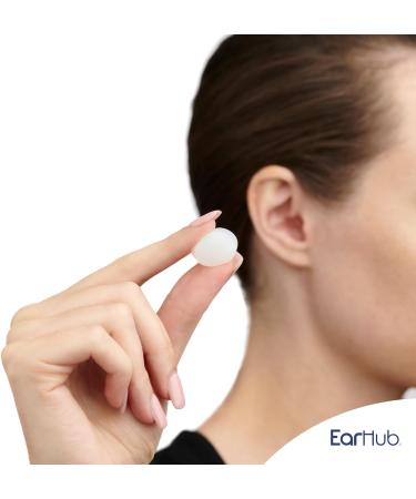 EarHub Sleepwell Soft Premium Silicone Earplugs - Reusable & Custom Fit 3 Pairs for Sleep, Travel, Water Sports, Work, Study & Concerts with Travel Case - Pack of 1 - Buy Online on GoSupps.com