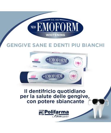  Emoform Neo Emoform Whitening Toothpaste Healthy Gums and White Teeth - 100ml - Buy Online on GoSupps.com