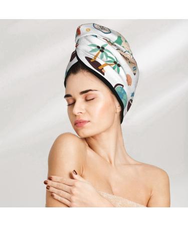 Travel1 Microfiber Hair Towel - Super Absorbent Coral Velvet Wrap for Long Curly & Thick Hair | Quick Dry Cap for Women - Buy Online on GoSupps.com