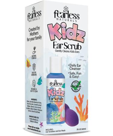 Kids Ear Scrub Daily Cleaner - Natural Ear Wax Removal for Kids & Adults - 2 Fl Oz - Buy Online on GoSupps.com