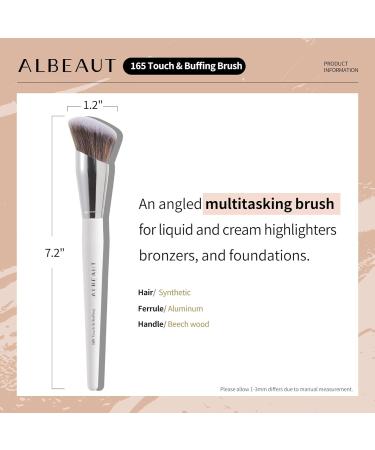 Buy the Best Foundation Brush - Angled Liquid Makeup & Cream Contour Blending Brush 165 | International Shipping - Buy Online on GoSupps.com
