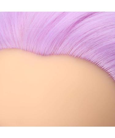 Two-Tone Styling Head Doll for Cosmetology | 63-68 cm Practice Model with Free Clamp - Rose-Violet & Sapphire - Buy Online on GoSupps.com
