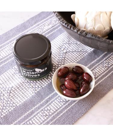 Superior Whole Kalamata Olives JUMBO preserved in Greek Premium Koroneiki Extra Virgin Olive Oil  16.9 Ounce  Mnamu 1.05 Pound (Pack of 1) - Buy Online on GoSupps.com