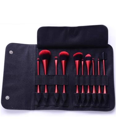 Makeup Brush Brush Bar Non-irritating Synthetic Fiber Bristles Suitable for Travel and Gifts Red Brush Sets - Buy Online on GoSupps.com