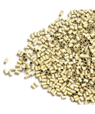 Buy 500 Pieces Blonde Hair Extension Rings - 3.4mm Copper Microring Micro Rings for Extensions - International Shipping Available - Buy Online on GoSupps.com