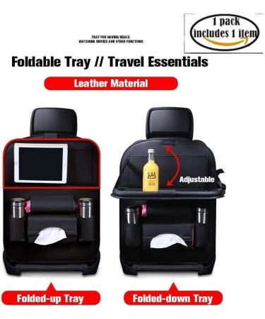 Kids Car Seat Organizer | Premium Faux Leather | Anti-Kick | Multifunctional | Easy to Clean | Fits Most Cars - Buy Online on GoSupps.com