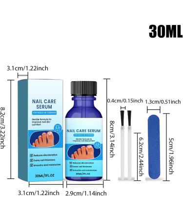 R paration ongles Renforceur hydratant claircissant 30 ml | S rum de manucure doux longue dur e | Traitement de soin cuticules pour les ongles pieds voyage quotidien matin et soir be - Buy Online on GoSupps.com