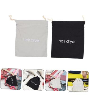 POPETPOP 8 Pcs Hair Dryer Storage Bag Travel Carry on Bag Bathroom Containers Universal Hair Dryer Containers - Buy Online on GoSupps.com