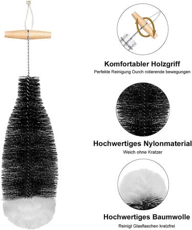 CAM2 Sponge Cleaning Brush Non Marking Cleaning Bottle Cleaner for 0.6 litre Glass Bottle Baby Food Bottle Soda Bottle Water Bottle Crystal Bottle Soda Bottle - Buy Online on GoSupps.com