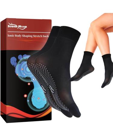 Self-Heating Thermal Socks with Tourmaline Technology for Slimming & Health Benefits - Buy Online on GoSupps.com