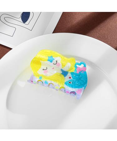 INNERDIVA Colorful Cartoon Mermaid Hair Claw Clip Chunks Hair Clip Hair Styling Accessories Hair Claw Clips for Women Hc21899a - Buy Online on GoSupps.com