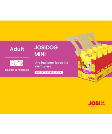 JosiDog Mini (2.7 kg) | Dry Food for Adult Dogs | Premium Dry Food for Adult Dogs | Powered by Josera | 1 Pack - Buy Online on GoSupps.com