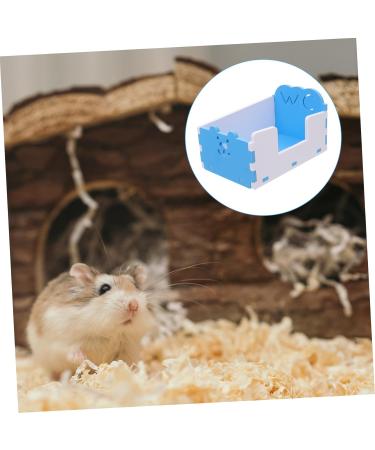 HAPINARY 1pc Hamster Toilet Trash Can Chinchilla Toilet Hamster Litter Toilet Small Pet Supply PVC 15x10cm Blue - Buy Online on GoSupps.com