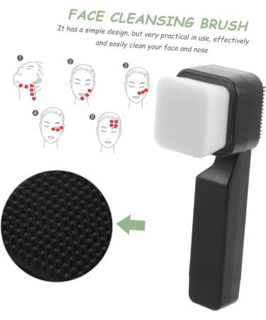  Didiseaon Didiseaon Square Facial Cleansing Brush Facial Massage Brush Facial Scrub Brush Face Brush for Men Soft Fur Silica Gel - Buy Online on GoSupps.com