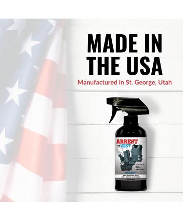Arrest My Vest Military & Police Grade Odor Eliminating Spray | Triple Pack - 1 Unscented, 1 Midnight, 1 Driftwood | Safe on K9s - Buy Online on GoSupps.com