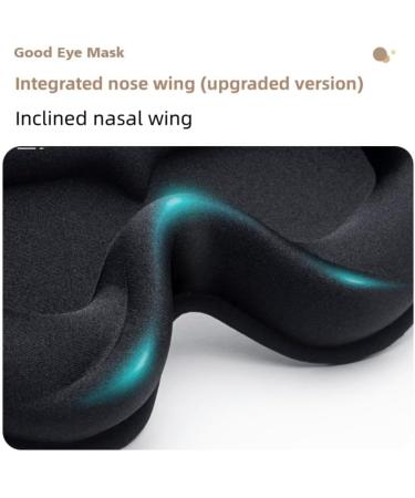 Buy 3D Contour Eye Mask - Soft & Breathable Sleep Mask for Men & Women | Perfect for Travel Meditation & Sleep - Buy Online on GoSupps.com