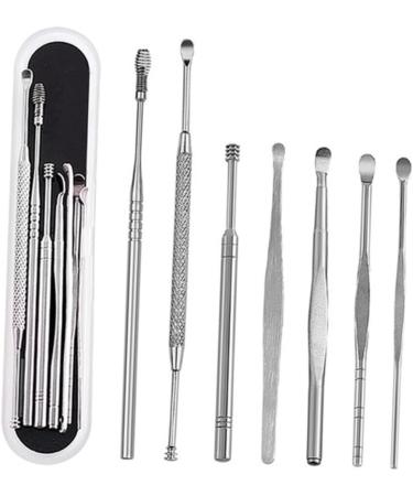 Beaupretty 7pcs Stainless Steel Ear Wax Removal Tool Kit - Effective Ear Cleaner Set for Safe Ear Care & Hygiene - Buy Online on GoSupps.com