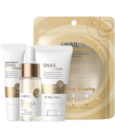 Rosarden Skincare Gift Set for Women - Snail Skin Care Set - Skin Care Sets & Kits with Facial Wash Essence Toner Moisturizing Lotion Face Cream Facial Serum - Buy Online on GoSupps.com