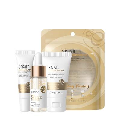 Rosarden Skincare Gift Set for Women - Snail Skin Care Set - Skin Care Sets & Kits with Facial Wash Essence Toner Moisturizing Lotion Face Cream Facial Serum