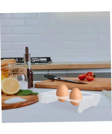 Hemoton Acrylic Egg Holder 1 Set Refrigerator Eggs Egg Carrier Egg Holder Egg Container Egg Organizer Shelf Storage Egg Carton - Buy Online on GoSupps.com