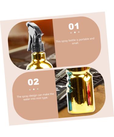 ABOOFAN Hair Salon Spray Bottle Travel Sprayer Container Mist Bottle Plant Water Spray Bottle for Plants Fine Water Mister Sprayer Pen Bottle Spray Makeup Spray Plastic Cosmetic Oil Head 23.5x6cm Golden - Buy Online on GoSupps.com
