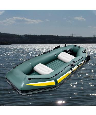 DENPETEC Inflatable Boat Seat Cushion | Durable PVC Kayak Pad for Outdoor Camping | Foldable Air Seat Cushion (56*27*15cm) - Buy Online on GoSupps.com
